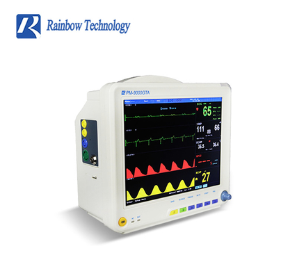 Monitor critico del lato del letto del monitor portatile a 12,1 pollici ICU di Vital Sign Multi Parameter Patient di parametri di TFT 6 di colore