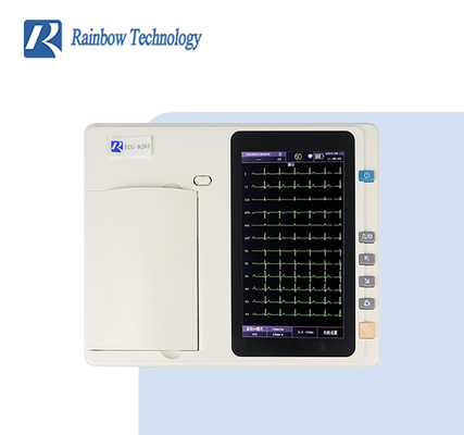 Tipo portatile macchina medica a 7 pollici di ECG con l'interpretazione per il reparto