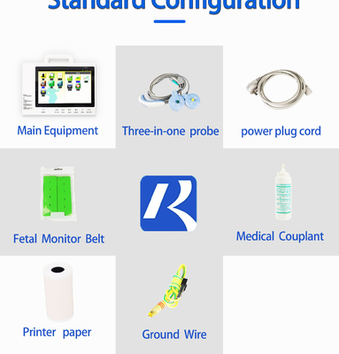 Il servizio materno fetale portatile di assicurazione di commercio del monitor del monitor CTG ha fornito